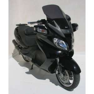SCOOTER PARABREZZA +18CM (81CM+P/MAINS+P/AIR )ERMAX PER AN 650 BURGMAN & GENUINE 2002/2011 FUME 