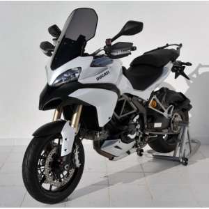 CUPOLINO ALTO + 10 CM ( TOTALE ALTEZZA 62 CM) ERMAX PER MULTISTRADA 1200 S & PIKES PEAK 2010/2012 TRASPARENTE 