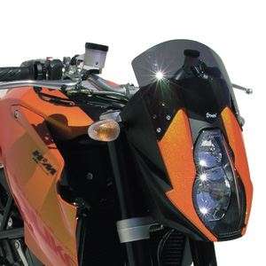 CUPOLINO ALTO + 10 CM ( TOTALE ALTEZZA 20 CM) ERMAX PER 990 SUPER DUKE 2006 (+ FIT KIT )TRASPARENTE 