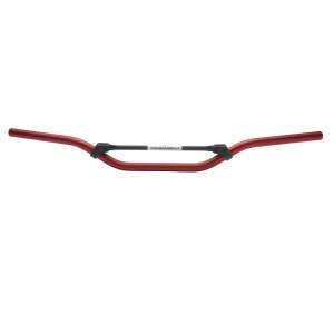 Domino MANUBRIO PIEGA BASSA COLOR ROSSO IN ALLUMINIO AVIONAL 2014 CON TRAVERSINO PER MOTO OFF ROAD ENDURO / CROSS DIMENSIONI:Lunghezza: A - 812 mm Altezza: C - 95 mm Sporgenza: D - 87 mm Diametro: 22 mm