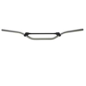 Domino MANUBRIO PIEGA BASSA COLORE ARGENTO IN ALLUMINIO AVIONAL 2014 CON TRAVERSINO PER MOTO OFF ROAD ENDURO / CROSS DIMENSIONI:Lunghezza: A - 812 mm Altezza: C - 95 mm Sporgenza: D - 87 mm Diametro: 22 mm