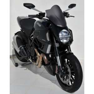   CUPOLINO DOPPIA BOMBATURA 39 CM ERMAX PER DIAVEL (+ FIT KIT )2011/2013 TRASPARENTE 