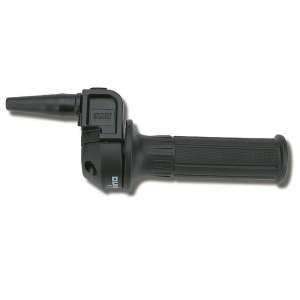 Domino Comando gas senza manopola - Movimento orizzontale Materiale: Alluminio Finitura Supporto: Verniciato Nero Tipo Cavo: Mono Cavo RapiditÃ : 3,6 °mm Corsa Max: 74 mm