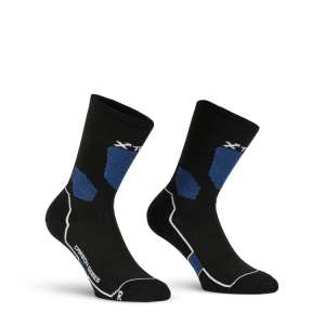 Calze moto tecniche sportive estive leggere corte nere e blu XTECH taglia 35 - 38