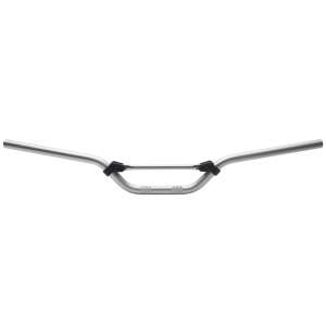 Manubrio Domino argento anodizzato in alluminio autotemprante 2040.32.14.04 diametro 22 mm