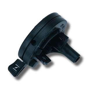 Comando choke Domino nero in tecnopolimero 2172.86