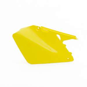 Fianchetti laterali tabelle laterali portanumero cross enduro plastiche CEMOTO per  SUZUKI RM 125 2001 / 2011 RM 250 2001 / 2011 