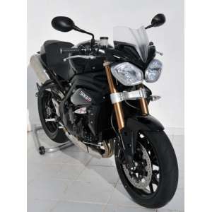 MASCHERINA 21 CM ERMAX PER SPEED TRIPLE 1050 2013 SATIN GRIGIO (MATT GRAPHITE )  CON NERO CHIARO CUPOLINO 