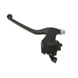 Domino COMANDO PORTALEVA per  SCOOTER CON LEVA IN ALLUMINIO PRESSOFUSO E LEVA ARIA  Lato: Sinistro Fulcro: 24 mm Lunghezza: 140 mm Accessori: 2071.61