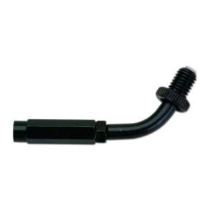 Pipetta guidafilo Domino nero in acciaio per specifici comandi gas monocavo per moto stradali 2791.02.4349