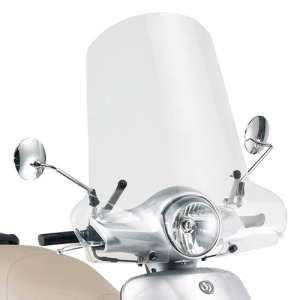 Cupolino parabrezza  per SYM Fiddle II 50 125  2009 - 2010 - 2011 - 2012 - 2013 - 2014   Fabbricato da Kappa colore trasparente codice prodotto 293AK