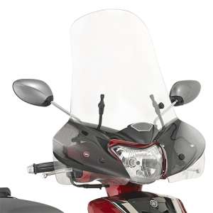 Cupolino parabrezza  per YAMAHA D’elight 125  2017 - 2018   Fabbricato da Kappa colore trasparente codice prodotto 308AK