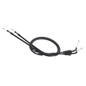 Domino cavo gas con guaina nera per  rmz 250 dal 2004 al 2009 e 450 dal 2004 al 2007