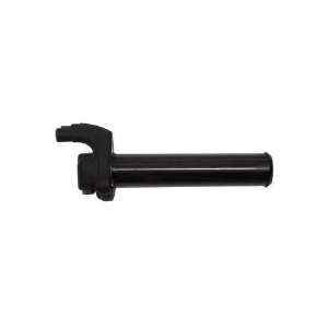 Domino comando gas scooter Senza manopola - Lunghezza tubo 124mmMateriale: Alluminio Nero.Mono Cavo
