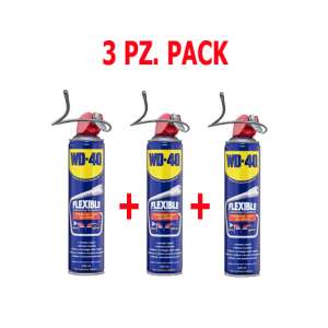 WD-40 Lubrificante sbloccante spray doppia posizione con cannuccia flessibile modellabile e resistente