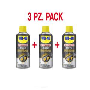 WD-40 Grasso catena moto condizioni umide fornisce una lubrificazione a lunga durata per la vostra catena ed è compatibile con anelli O, X, Z
