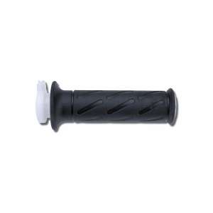 Tubo gas Domino nero con manopola sovrastampata sinistra in gomma termoplastica 4240.90 lunghezza 136,5 mm