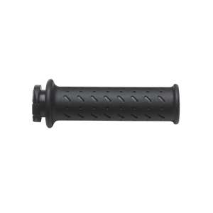 Tubo gas Domino nero con manopola sovrastampata sinistra in gomma termoplastica 4567.90-00
