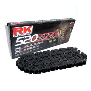 CATENA PER MOTO 520MXZ4 120 MAGLIE CL NERA PRODOTTA DA RK 