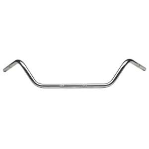 Manubrio Domino argento lucido cromato in acciaio 6756.33.00.04 diametro 22 mm