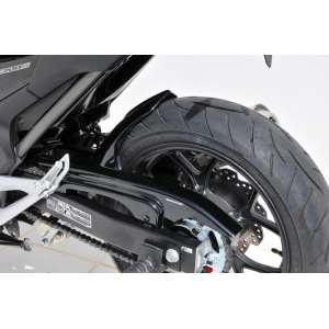 PARAFANGO POSTERIORE ERMAX PER NC 700 S 2012/2013 SILVER CARBON LOOK 