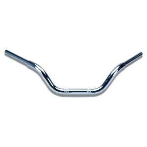 Manubrio Domino argento lucido cromato in acciaio 9049.31.60.04 diametro 22 mm