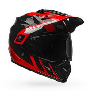 CASCO BELL HELMET MX-9 ADVENTURE MIPS DASH BLACK RED WHITE