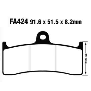 PASTIGLE FRENO EBC MESCOLA SINTER MOTO CODICE R1842400