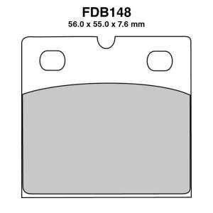 PASTIGLE FRENO FERODO MESCOLA ORGANICA MOTO CODICE FDB148P