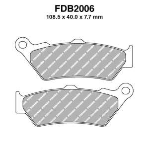 PASTIGLE FRENO FERODO MESCOLA SINTER MOTO CODICE FDB2006ST