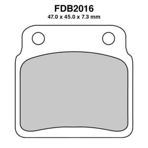 PASTIGLE FRENO FERODO MESCOLA SINTER MOTO CODICE FDB2016SG