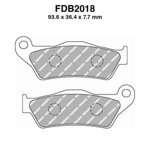 PASTIGLE FRENO FERODO MESCOLA SINTER MOTO CODICE FDB2018SG