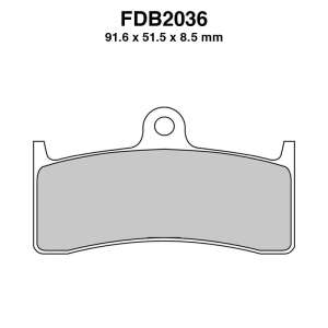 PASTIGLE FRENO FERODO MESCOLA SINTER MOTO CODICE FDB2036ST