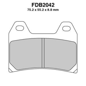 PASTIGLE FRENO FERODO MESCOLA SINTER MOTO CODICE FDB2042ST