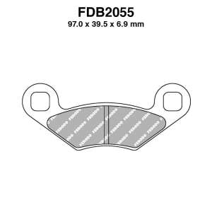 PASTIGLE FRENO FERODO MESCOLA SINTER MOTO CODICE FDB2055SG
