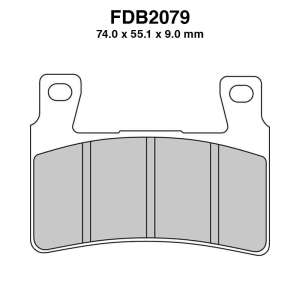 PASTIGLE FRENO FERODO MESCOLA ORGANICA MOTO CODICE FDB2079EF