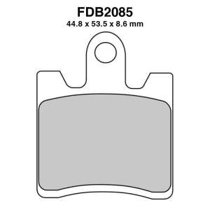 PASTIGLE FRENO FERODO MESCOLA ORGANICA MOTO CODICE FDB2085EF