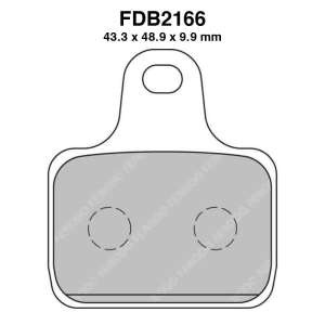 PASTIGLE FRENO FERODO MESCOLA RACING MOTO CODICE FDB2166CP1