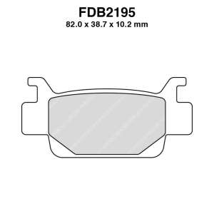 PASTIGLE FRENO FERODO MESCOLA SINTER MOTO CODICE FDB2195SG