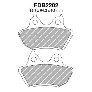 PASTIGLE FRENO FERODO MESCOLA SINTER MOTO CODICE FDB2202ST