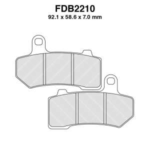 PASTIGLE FRENO FERODO MESCOLA SINTER MOTO CODICE FDB2210ST