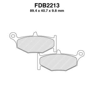PASTIGLE FRENO FERODO MESCOLA SINTER MOTO CODICE FDB2213ST
