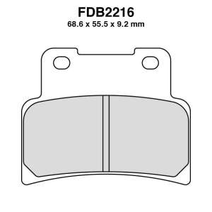 PASTIGLE FRENO FERODO MESCOLA SINTER MOTO CODICE FDB2216SM