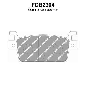 PASTIGLE FRENO FERODO MESCOLA ORGANICA MOTO CODICE FDB2304EF
