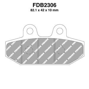 PASTIGLE FRENO FERODO MESCOLA ORGANICA MOTO CODICE FDB2306P