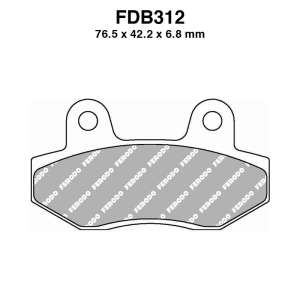 PASTIGLE FRENO FERODO MESCOLA ORGANICA MOTO CODICE FDB312EF