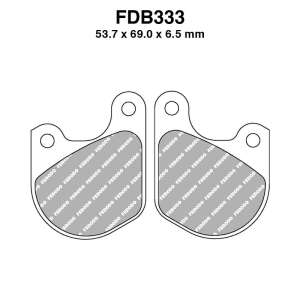 PASTIGLE FRENO FERODO MESCOLA ORGANICA MOTO CODICE FDB333P