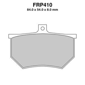PASTIGLE FRENO FERODO MESCOLA ORGANICA MOTO CODICE FRP410P