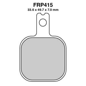 PASTIGLE FRENO FERODO MESCOLA ORGANICA MOTO CODICE FRP415P
