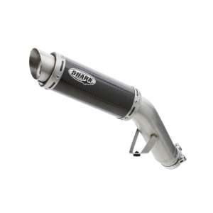 Scarico KTM 690 Duke 2016 - 2017 - 2018  .  SHARK Factory Slip on terminale di scarico carbonio colore carbonio